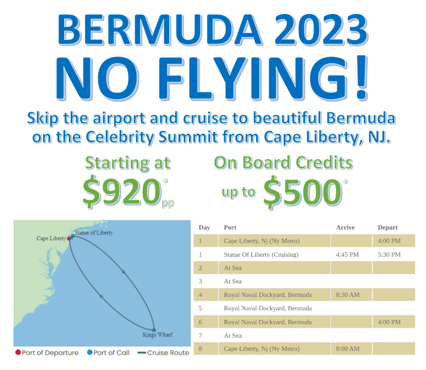 bermuda cruises september 2023