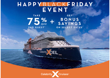 Celebrity Cruises: Black Friday Event