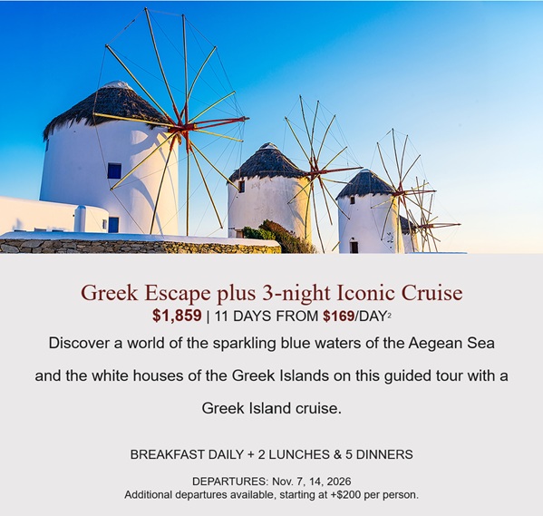 Globus: Escape to Greece