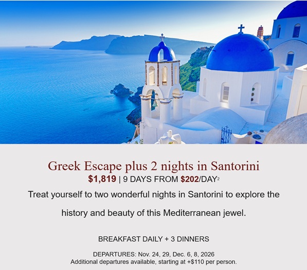 Globus: Escape to Greece