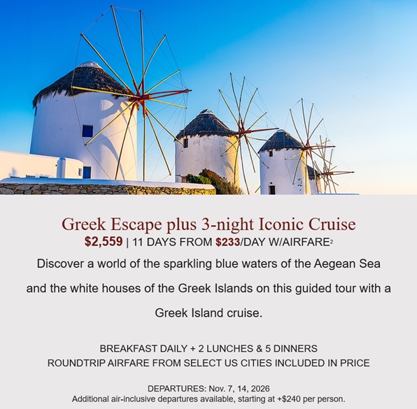 Globus: Escape to Greece
