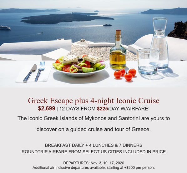 Globus: Escape to Greece