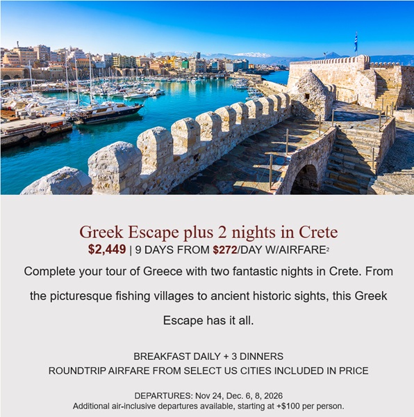 Globus: Escape to Greece