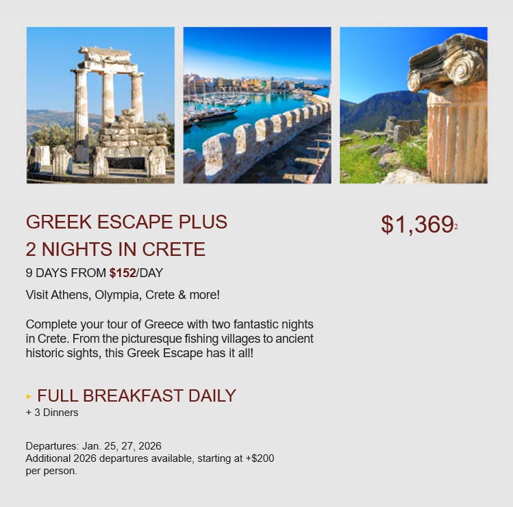 Globus: Escape to Greece