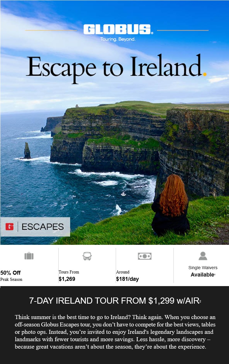 Globus: Escape to Ireland