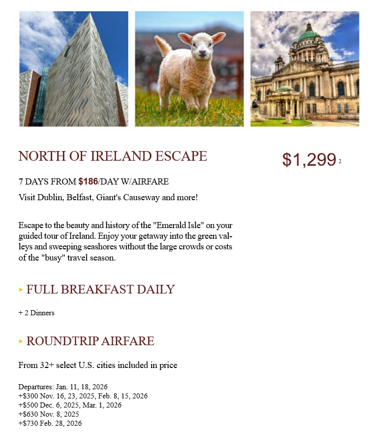 Globus: Escape to Ireland
