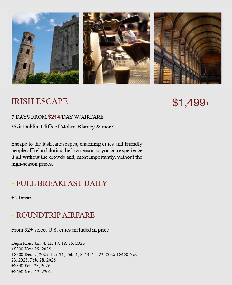 Globus: Escape to Ireland