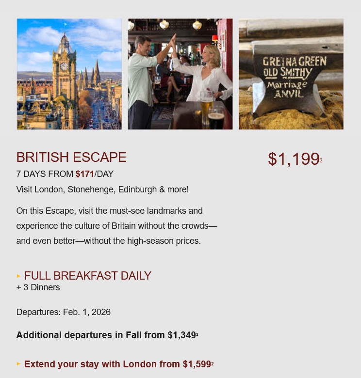 Globus: Escape to Scotland