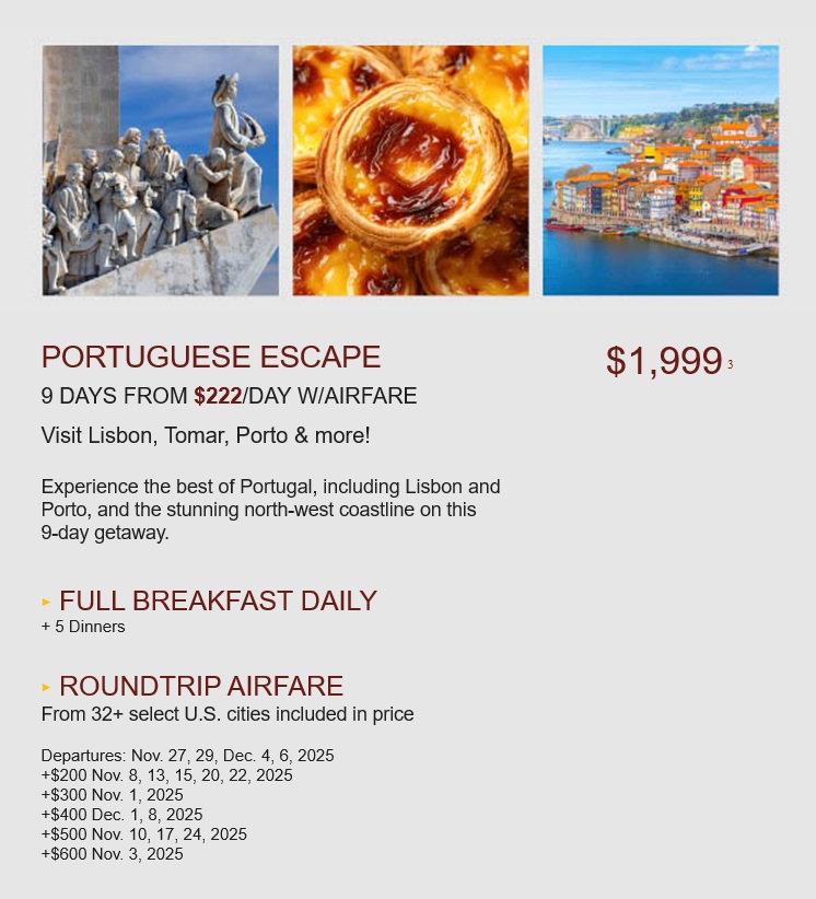 Globus Escape to Spain & Portugal