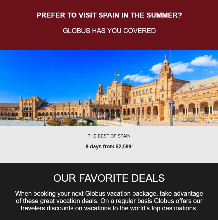 Globus Escape to Spain & Portugal