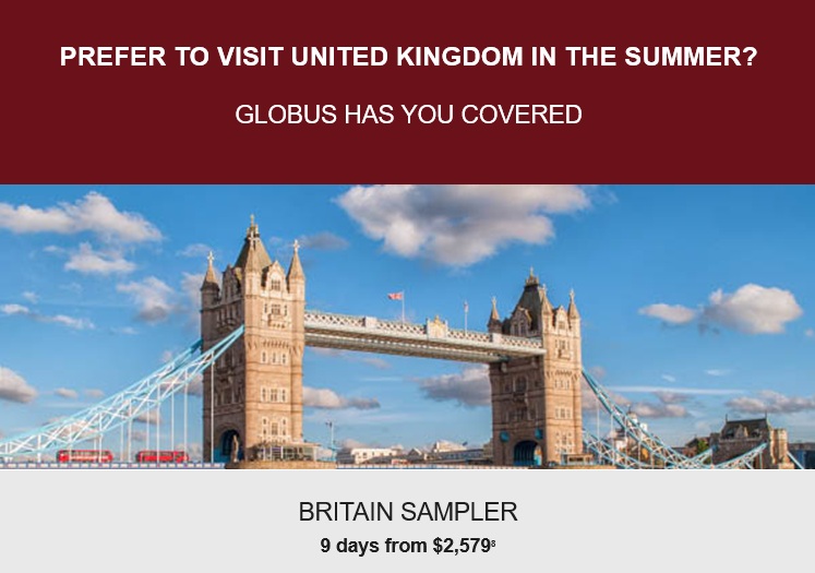 Globus: Escape to United Kingdom