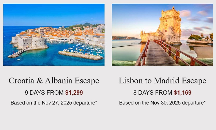 Globus: Europe Escapes Flash Sale