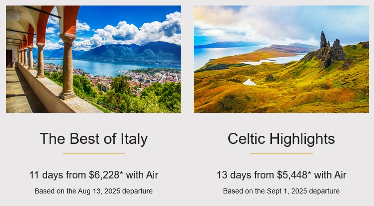Globus: European Getaways