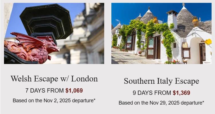 Globus: European Guided Tours in 2025