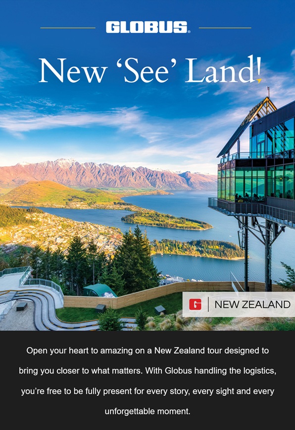 Globus: Fiord the Win. New Zealand!