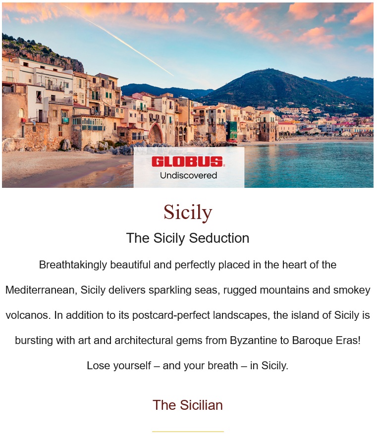 Globus: Italy Up Close