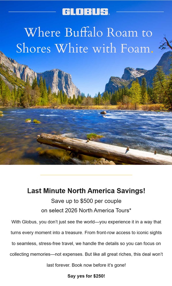 Globus: North America Savings