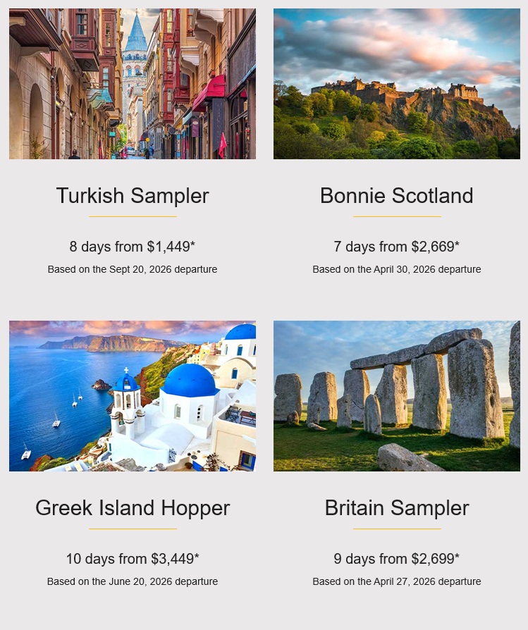 Globus: Plan for a Vacation Flash Sale