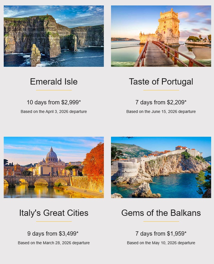 Globus: Plan for a Vacation Flash Sale