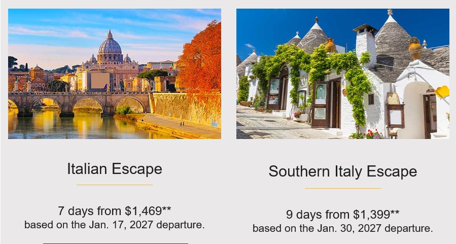 Globus: Worldwide Escapes Flash Sale