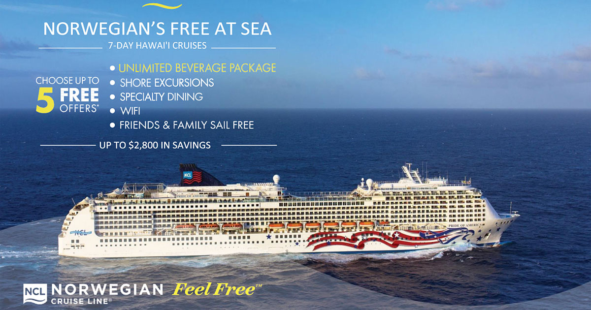 Norwegian Cruise Line Free At Sea Hawaii Cruises Best Cruises & Tours