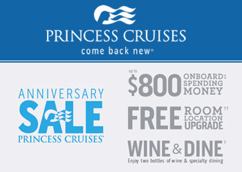 Princess Cruises: Anniversary Sale