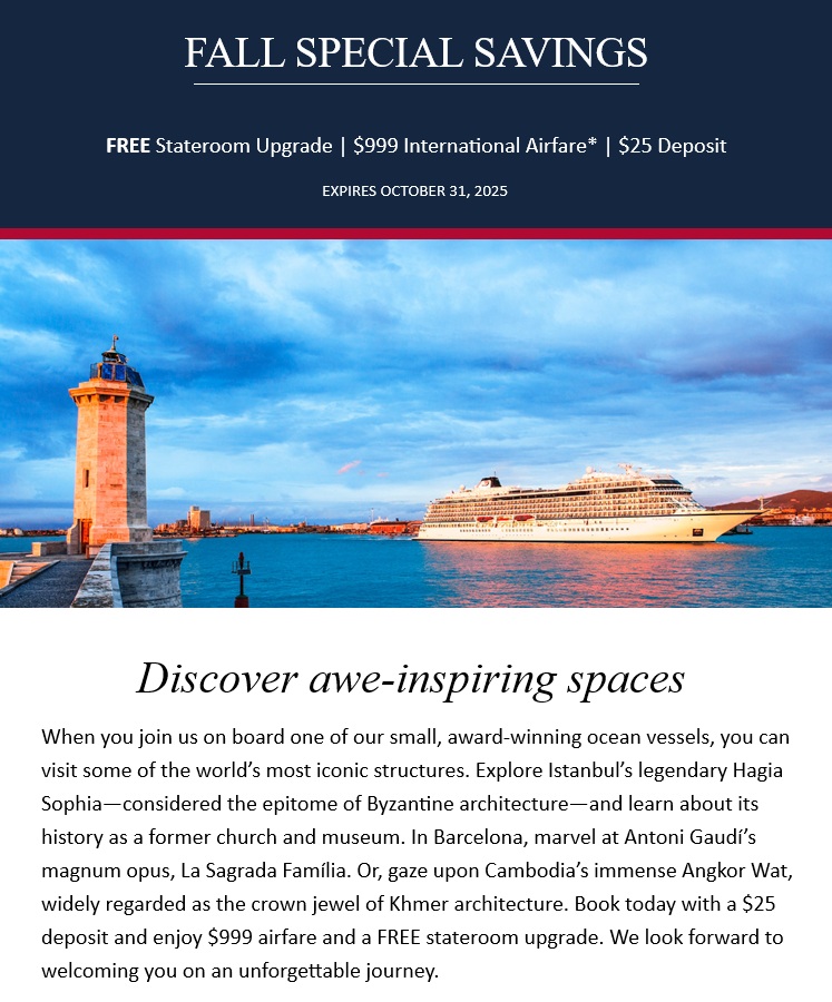 Viking: Fall Special Savings