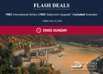 Viking: Flash Deals – Europe, Asia & Egypt River Voyages