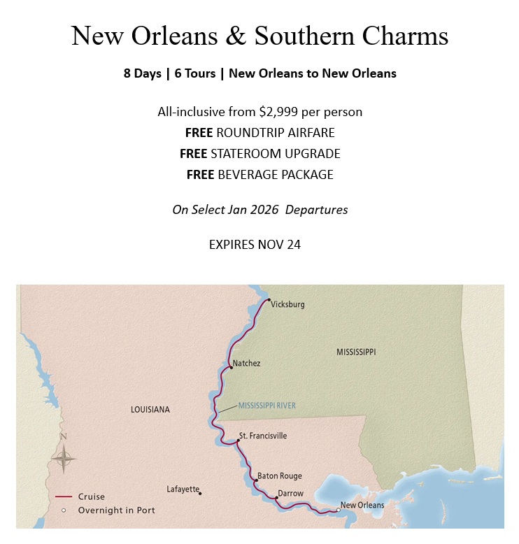 Viking: Flash Deals - Mississippi River Voyages