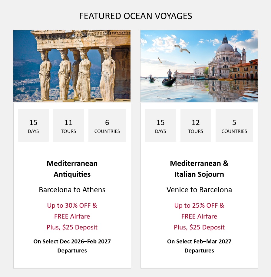 Viking Mediterranean Voyages
