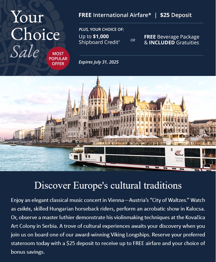 Viking: Sail Europe's Storied Rivers
